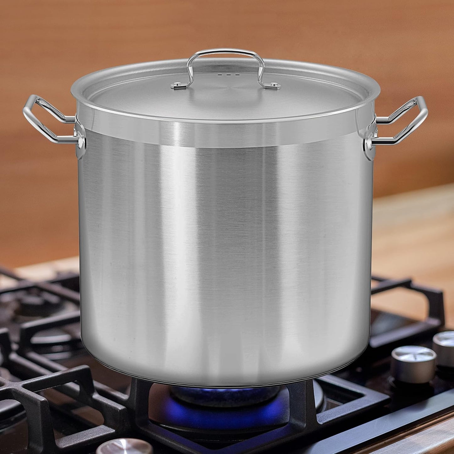 Suppentopf mit Deckel für Induktion, 28.4 Liter