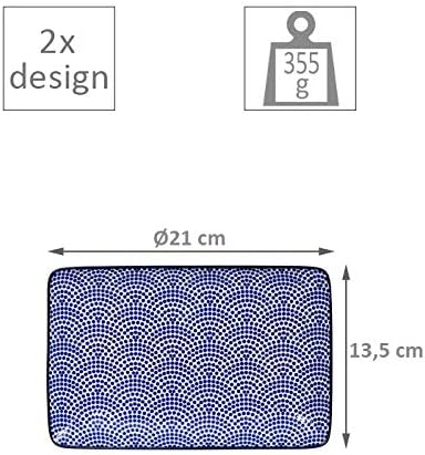 Nippon Blue Sushi-Set, 6-teilig, Set III, Set III (6tlg.)