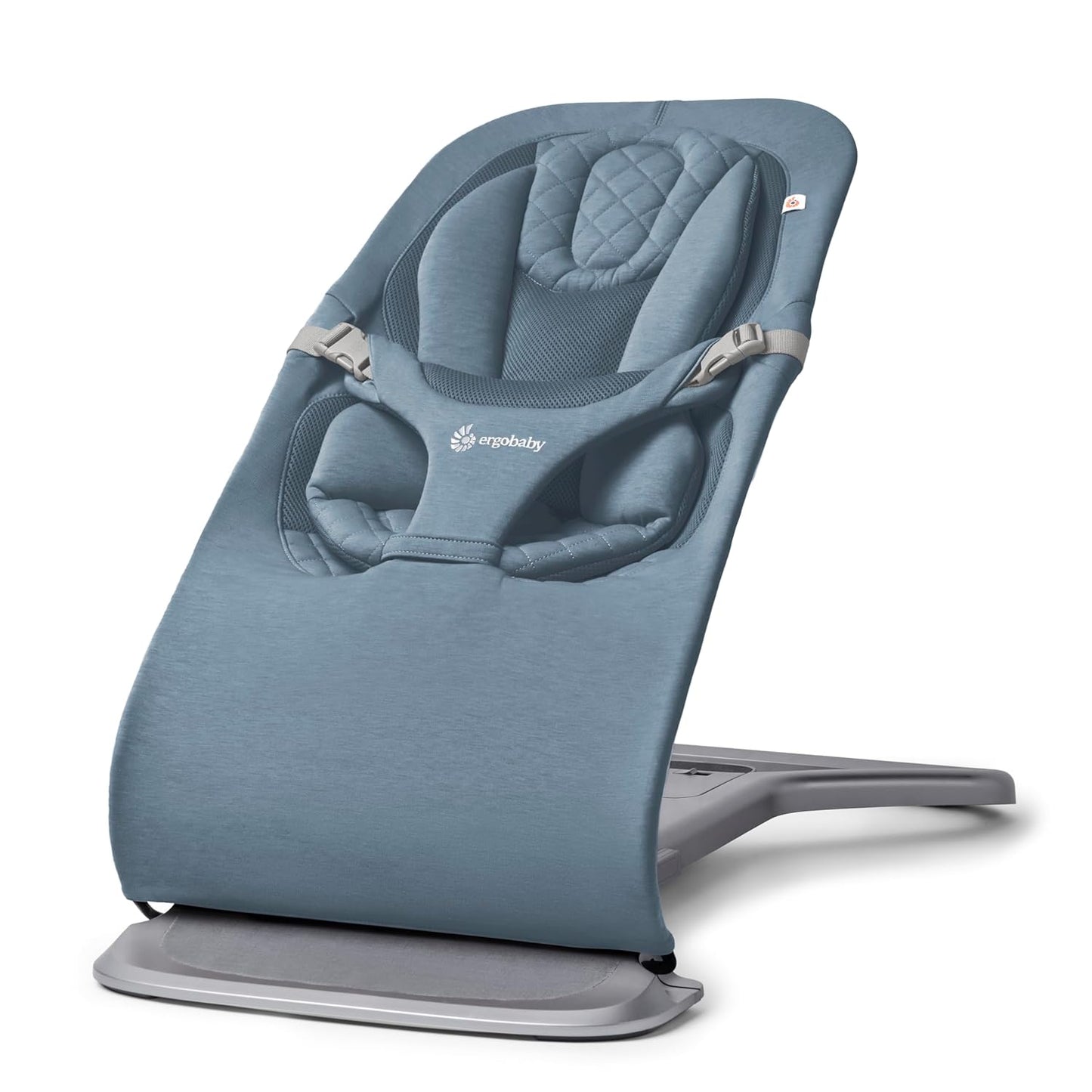 3-in-1 Evolve Babywippe mit Neugeboreneneinsatz, Oxford Blue Knit