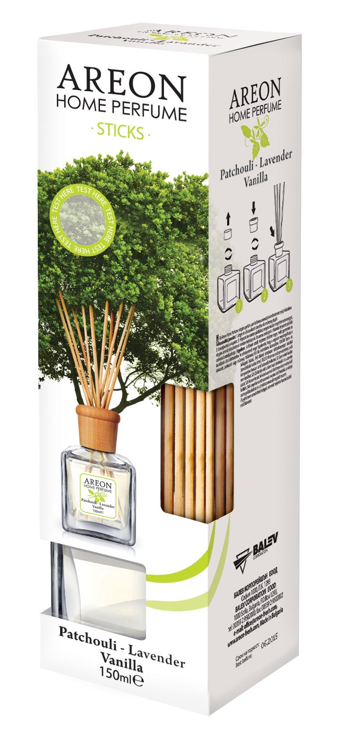 Reed Diffuser Set, Patchouli, Lavendel & Vanille, Patchouli, Lavender & Vanilla