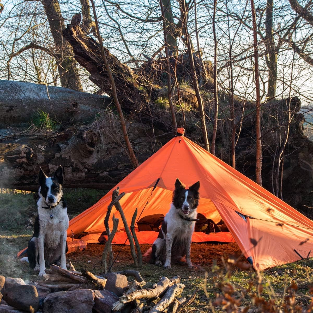 Wetterfestes Tarp, Sunset Orange