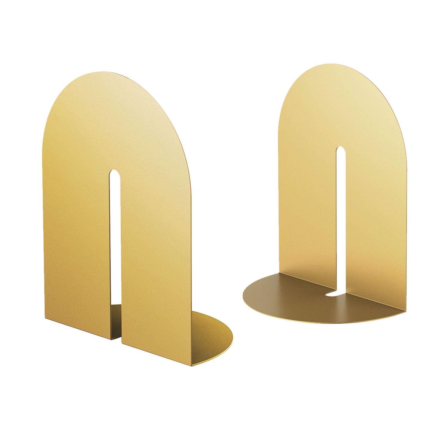 Metall Buchstützen-Set, Gold