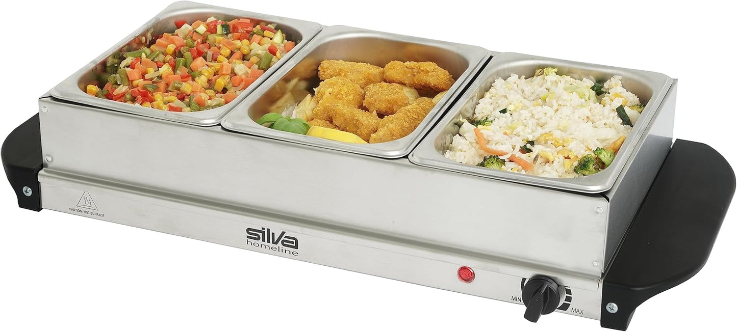 2-in-1 Buffetwärmer & Warmhalteplatte