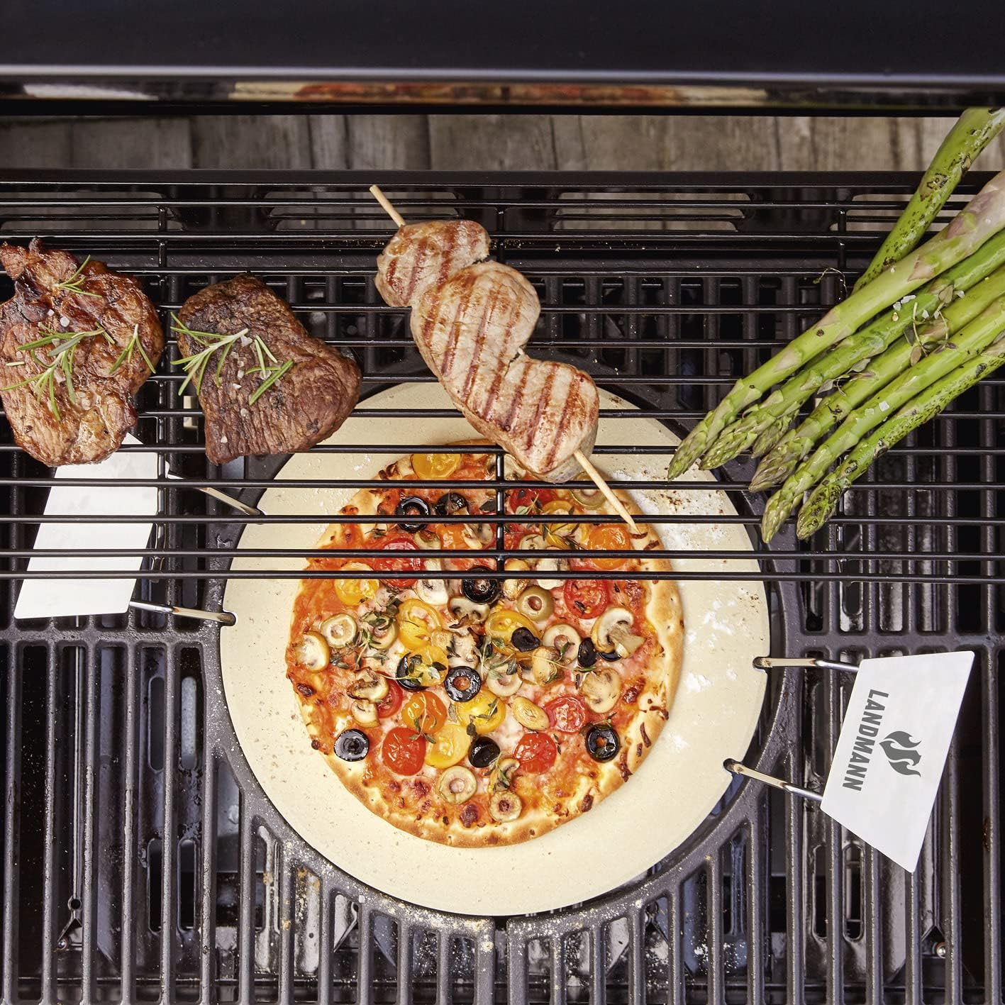 Pizzastein für Grill und Ofen, Ø 30,5 cm