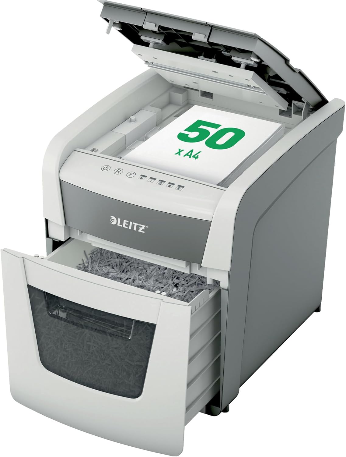 IQ Autofeed Aktenvernichter, P4 Partikelschnitt / 50 Blatt