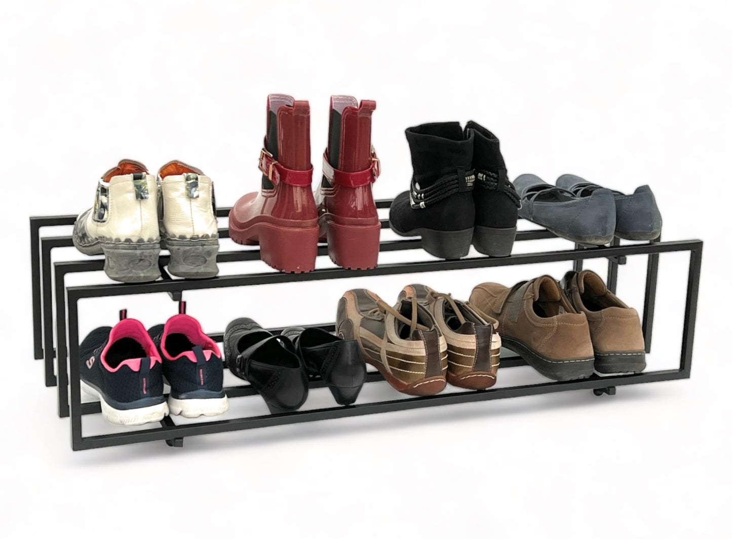Schuhregal mit 2 Ebenen
