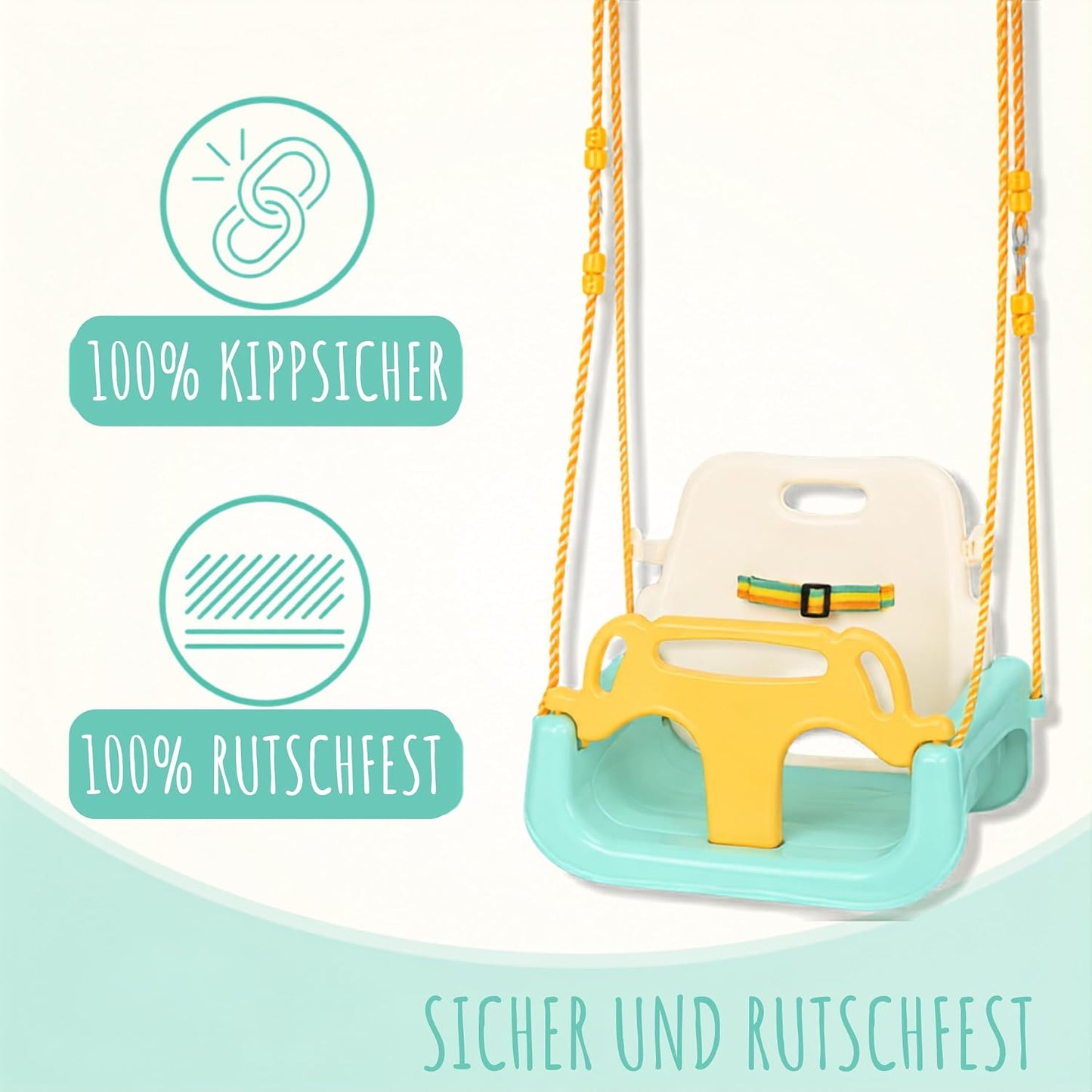 3in1 Kinderschaukel höhenverstellbar