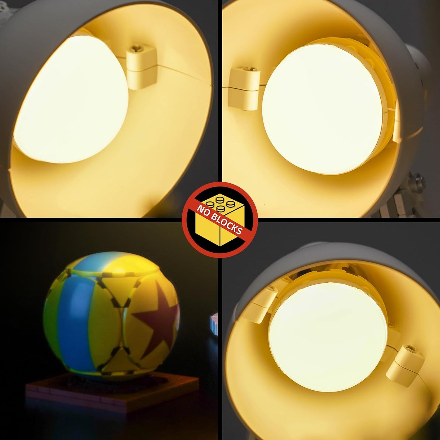 LED Licht Set für LEGO Disney Pixar Luxo Jr. (21357) inkl. Fernbedienung, 76445 Herbology Class Fernbedienung