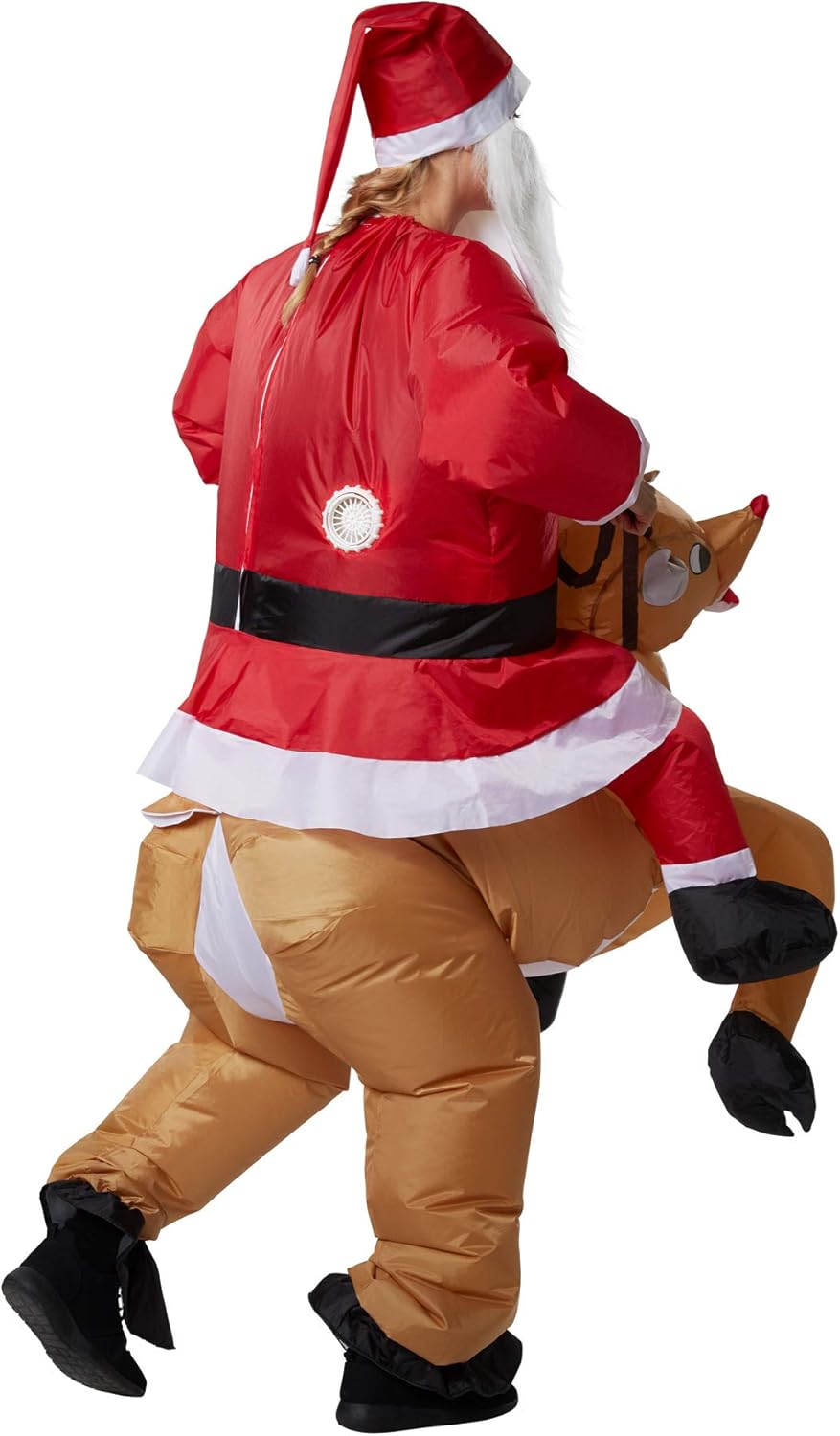 Aufblasbares Santa Claus-Kostüm, Weihnachtsmann 150 - 185 cm