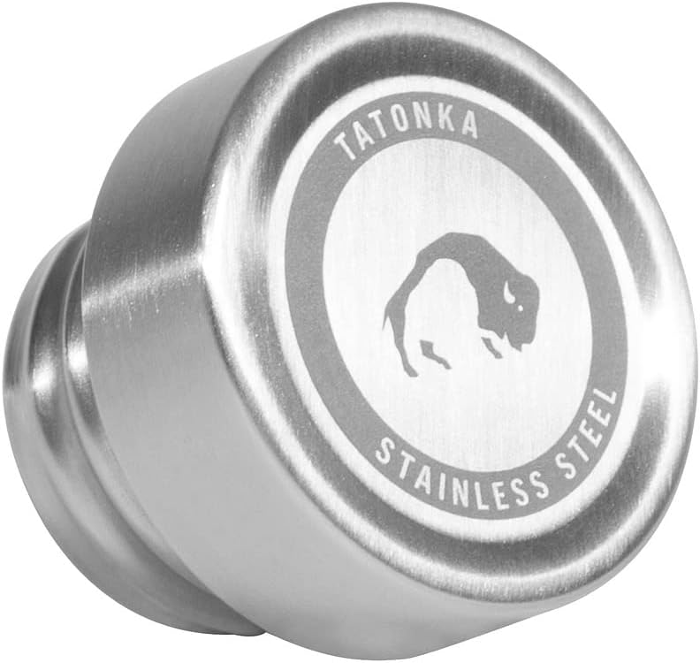 Trinkflasche mit Schraubverschluss, Silber 1000 ml Single