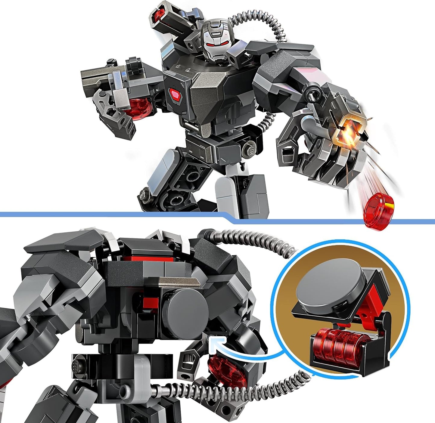 War Machine Mech Spielset mit Shootern, Single