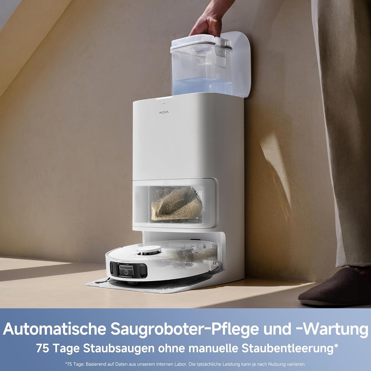 E40 Ultra Saugroboter mit Wischfunktion und Automatik-Station, E40 Ultra
