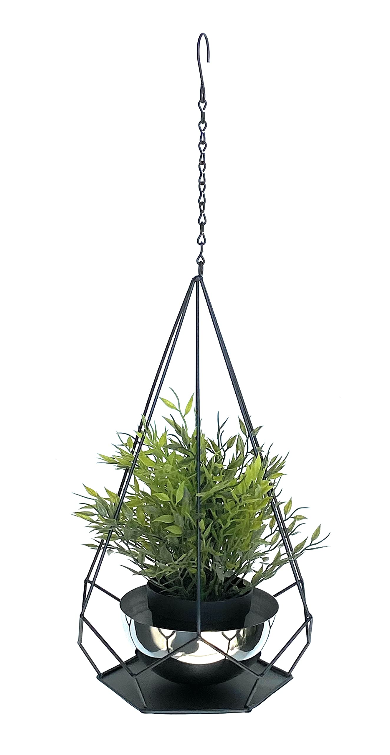 Wand-Blumenampel mit Topf