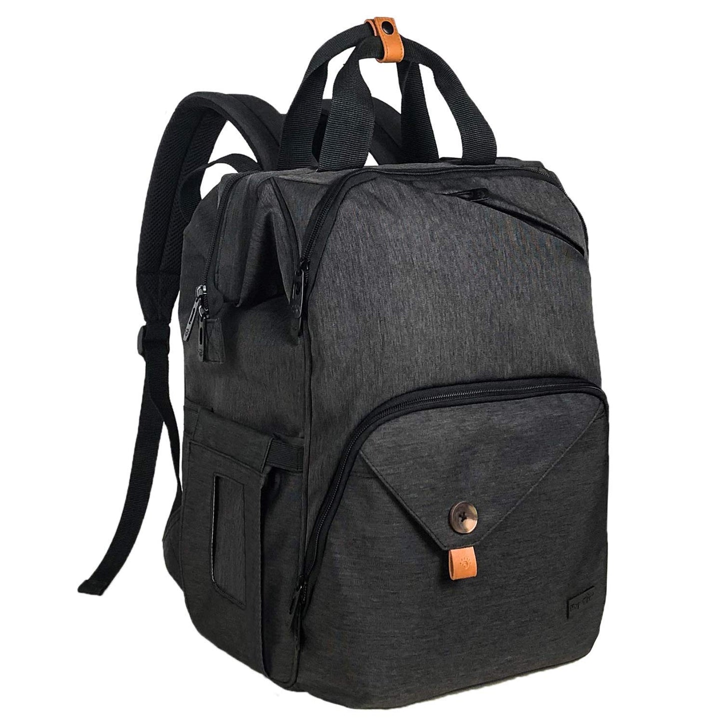 Baby Wickelrucksack mit grosser Kapazität, L Schwarz