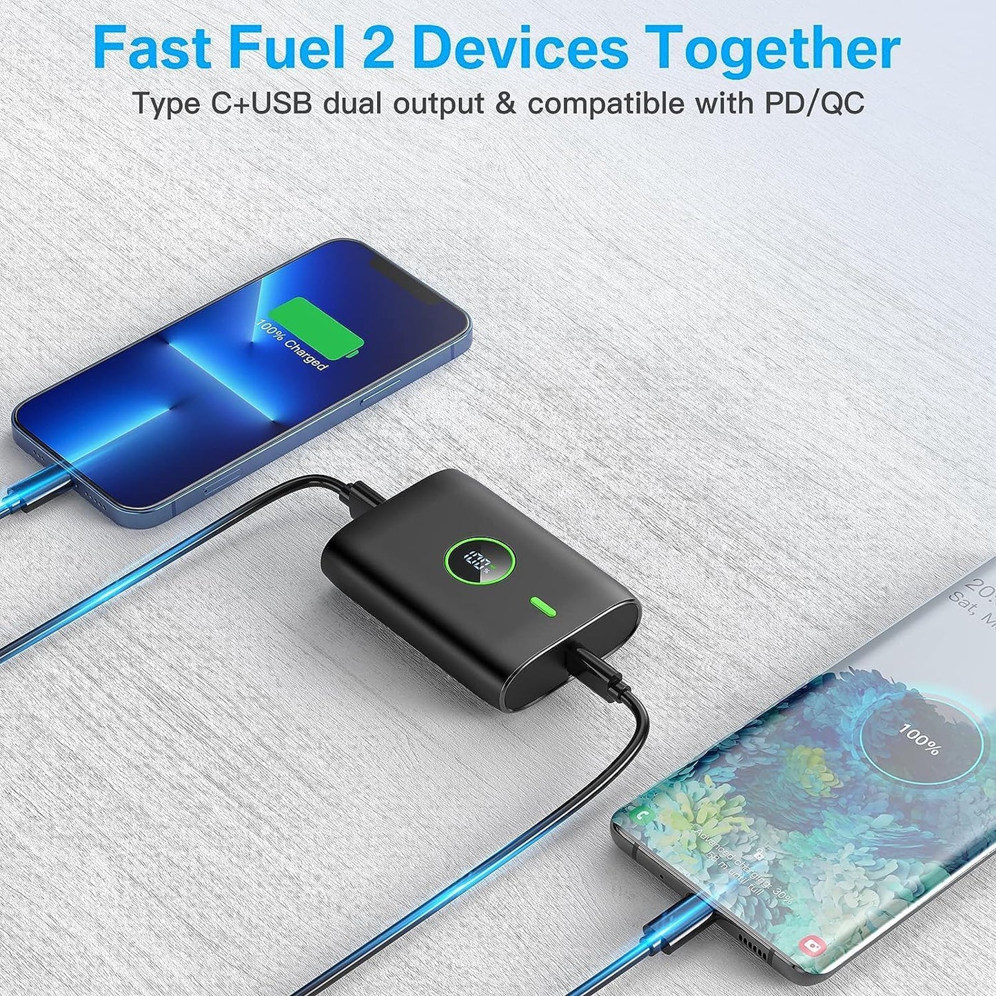 Powerbank, Grün