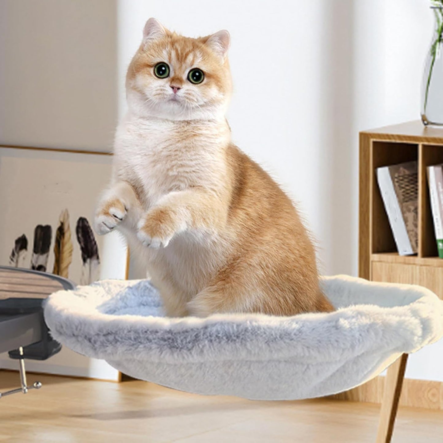 Katzen-Schreibtischbett