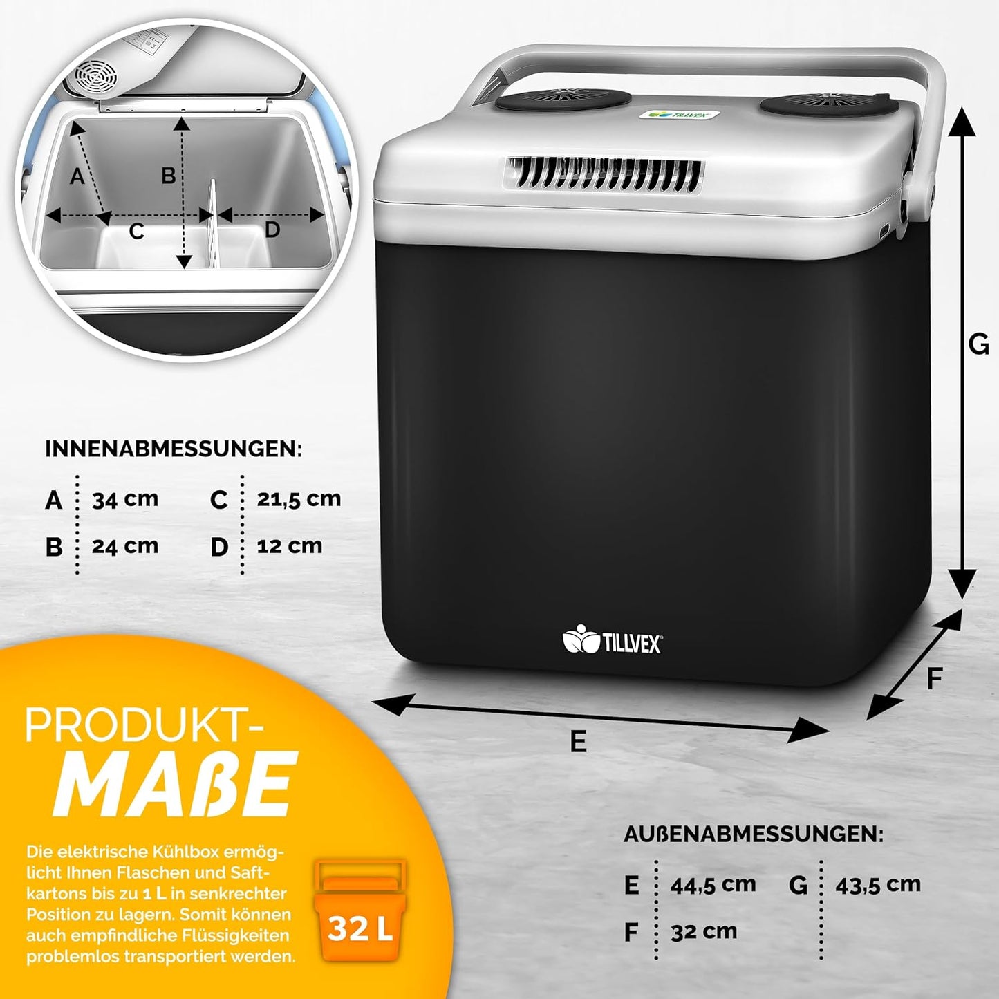 Elektrische Thermobox, Anthrazit