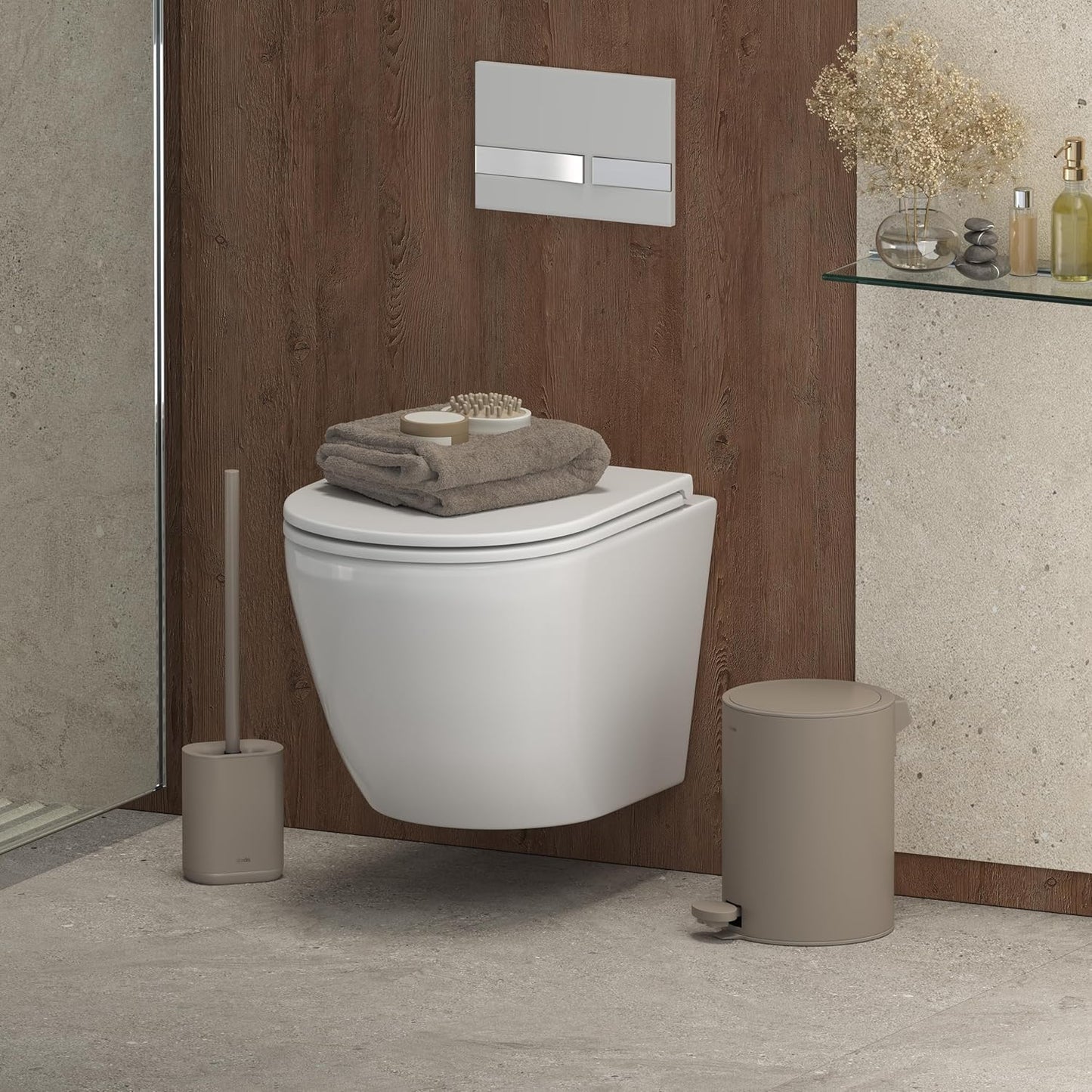 Treteimer mit Softclose-Funktion, sand beige