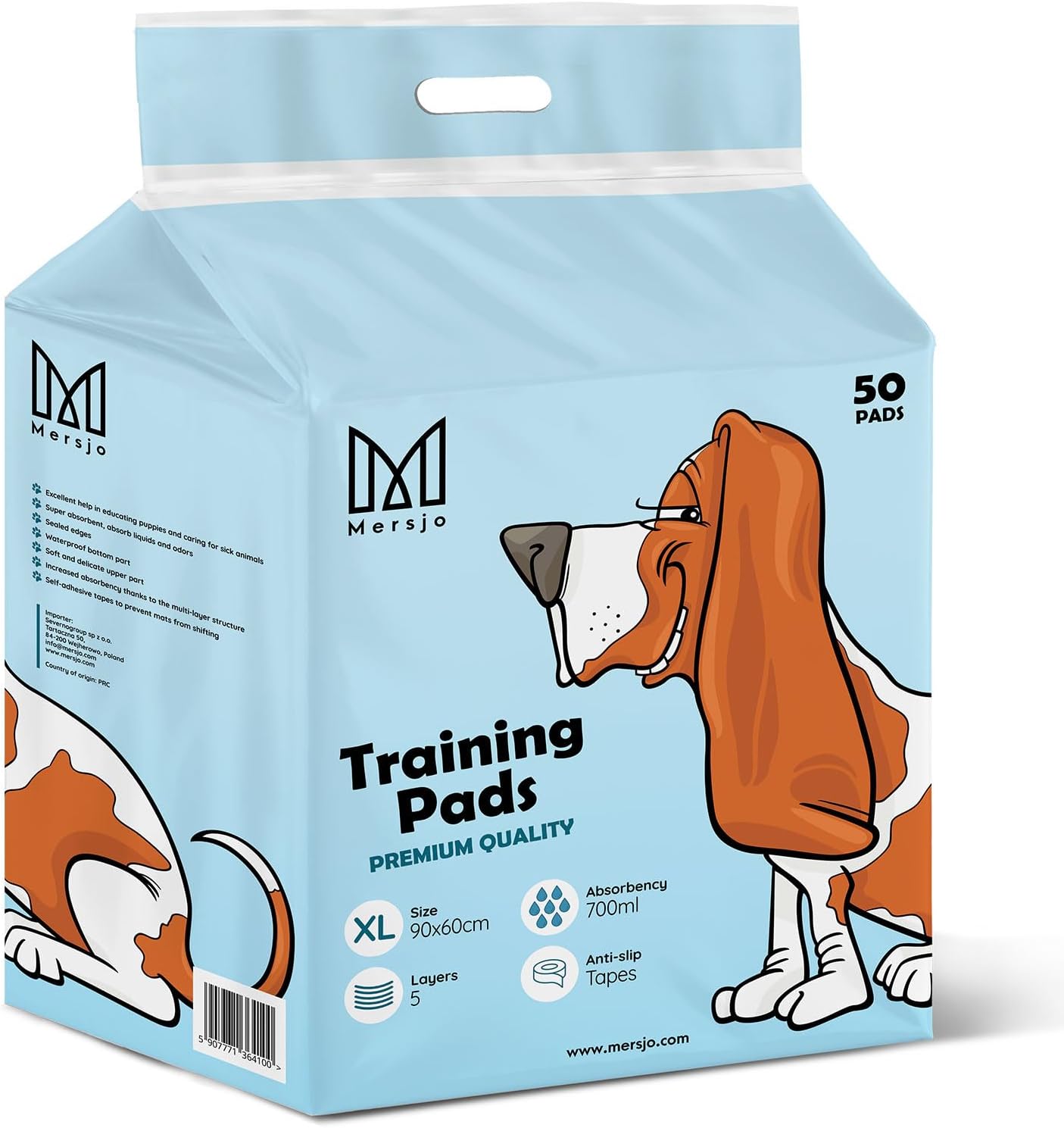 Puppy Training Pads, 90x60 cm 50