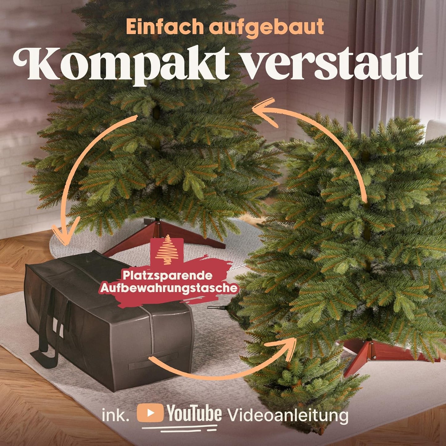 Künstlicher Weihnachtsbaum, 220 cm