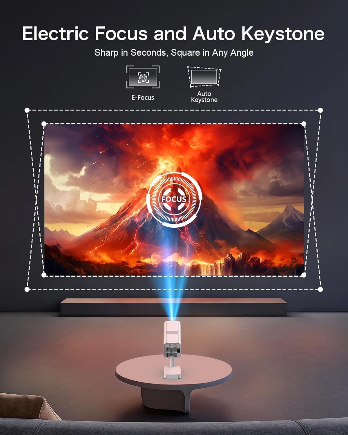 Smart Beamer TP-04, Netflix Beamer mit WiFi BT