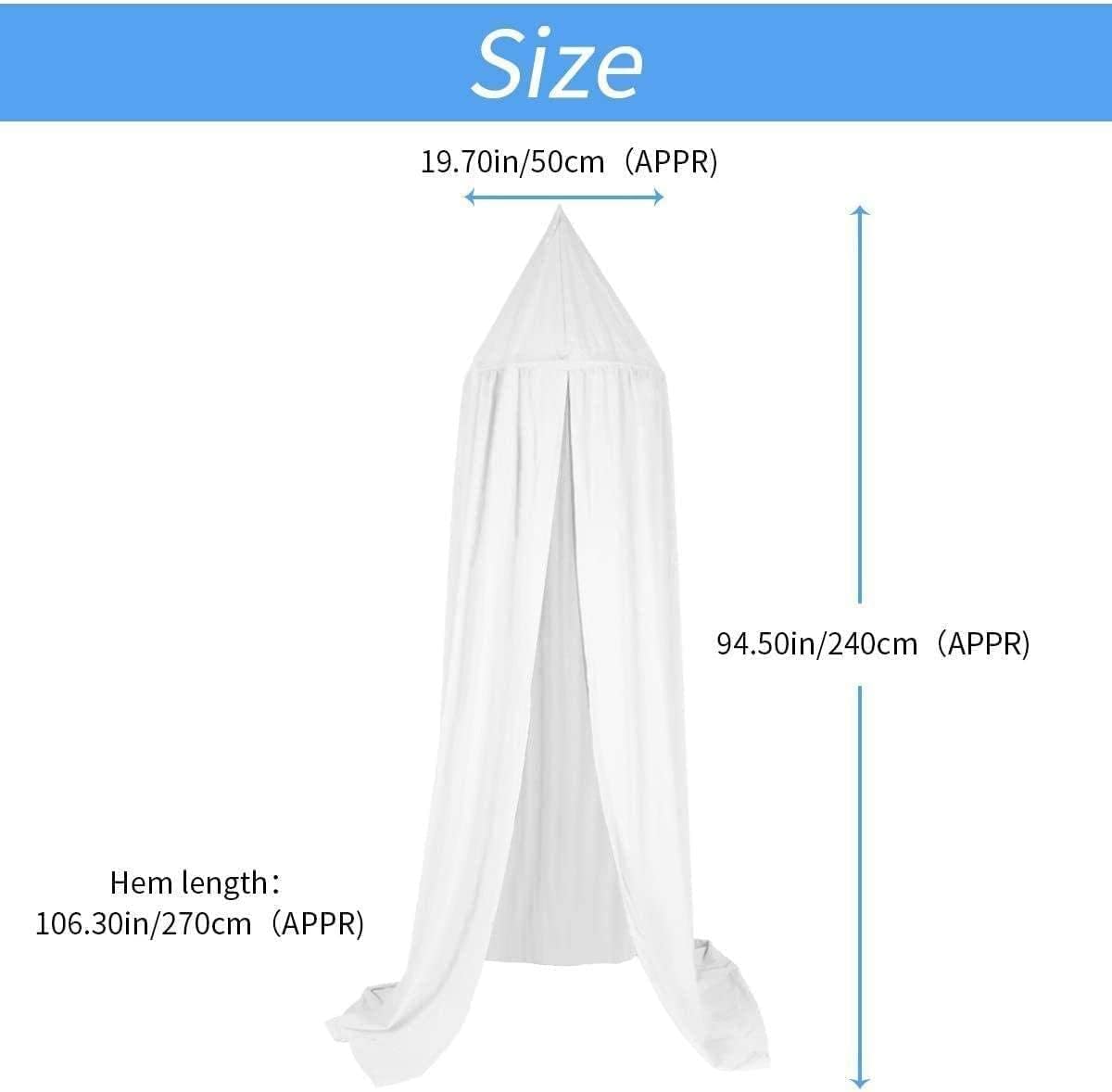 Baby Baldachin Betthimmel, 240 cm hoch, Gelb