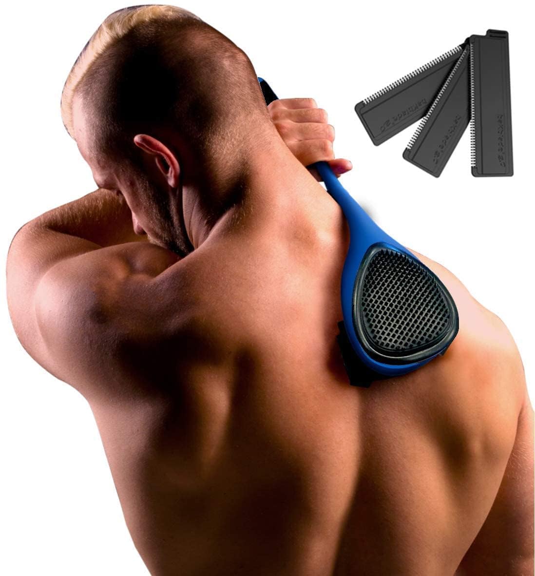 Ergonomischer Rückenrasierer 2.0 Elite mit Ersatzklingen, Bakblade 2.0 Elite