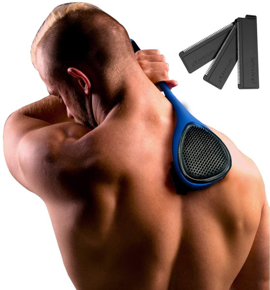 Ergonomischer Rückenrasierer 2.0 Elite mit Ersatzklingen, Bakblade 2.0 Elite