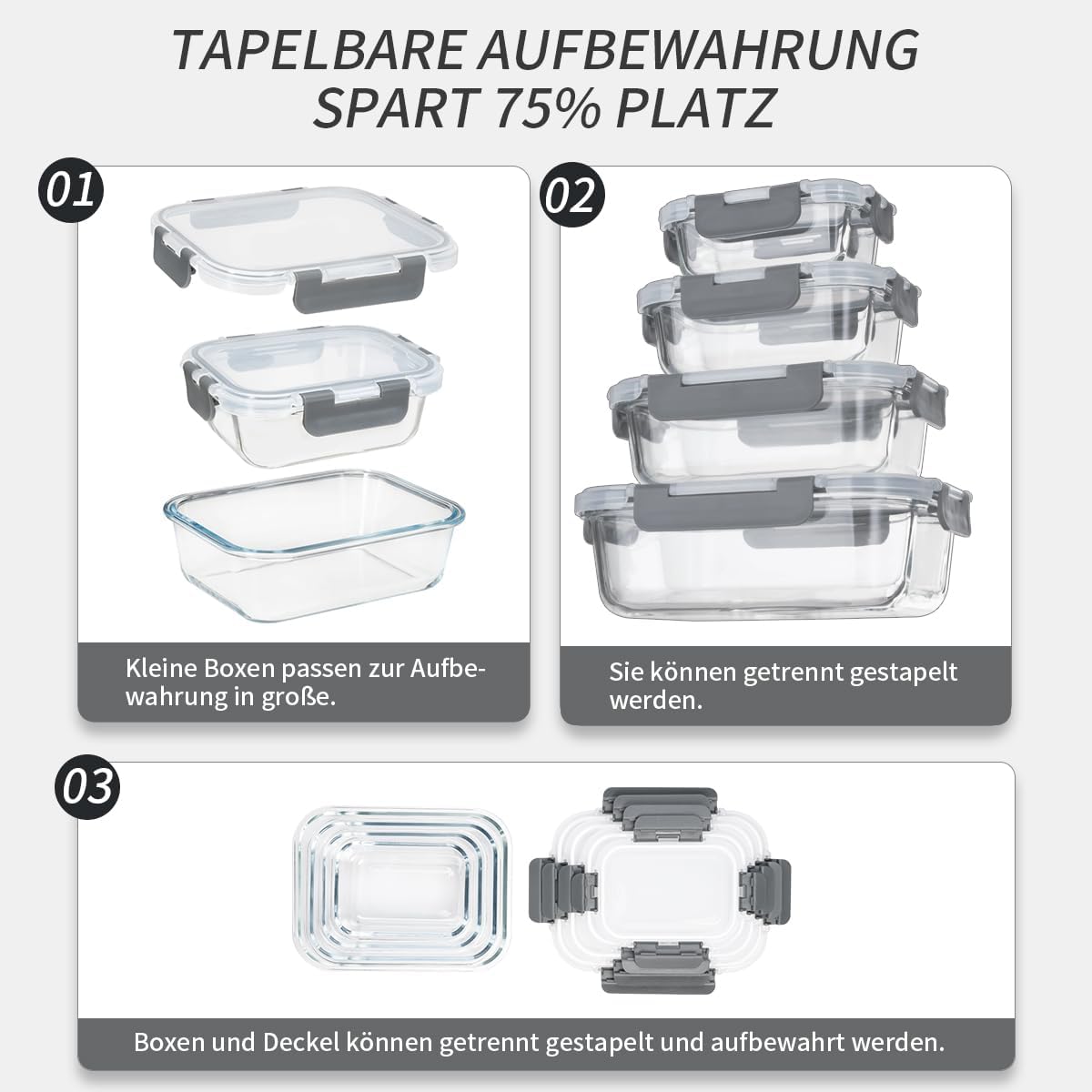 10-teiliges Vorratsbehälter-Set FE101, FE101