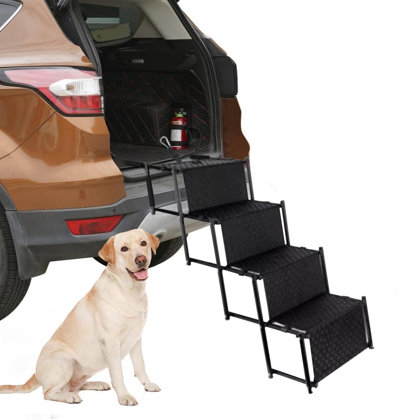 Hundetreppe klappbar, 4-stufig, bis 80kg