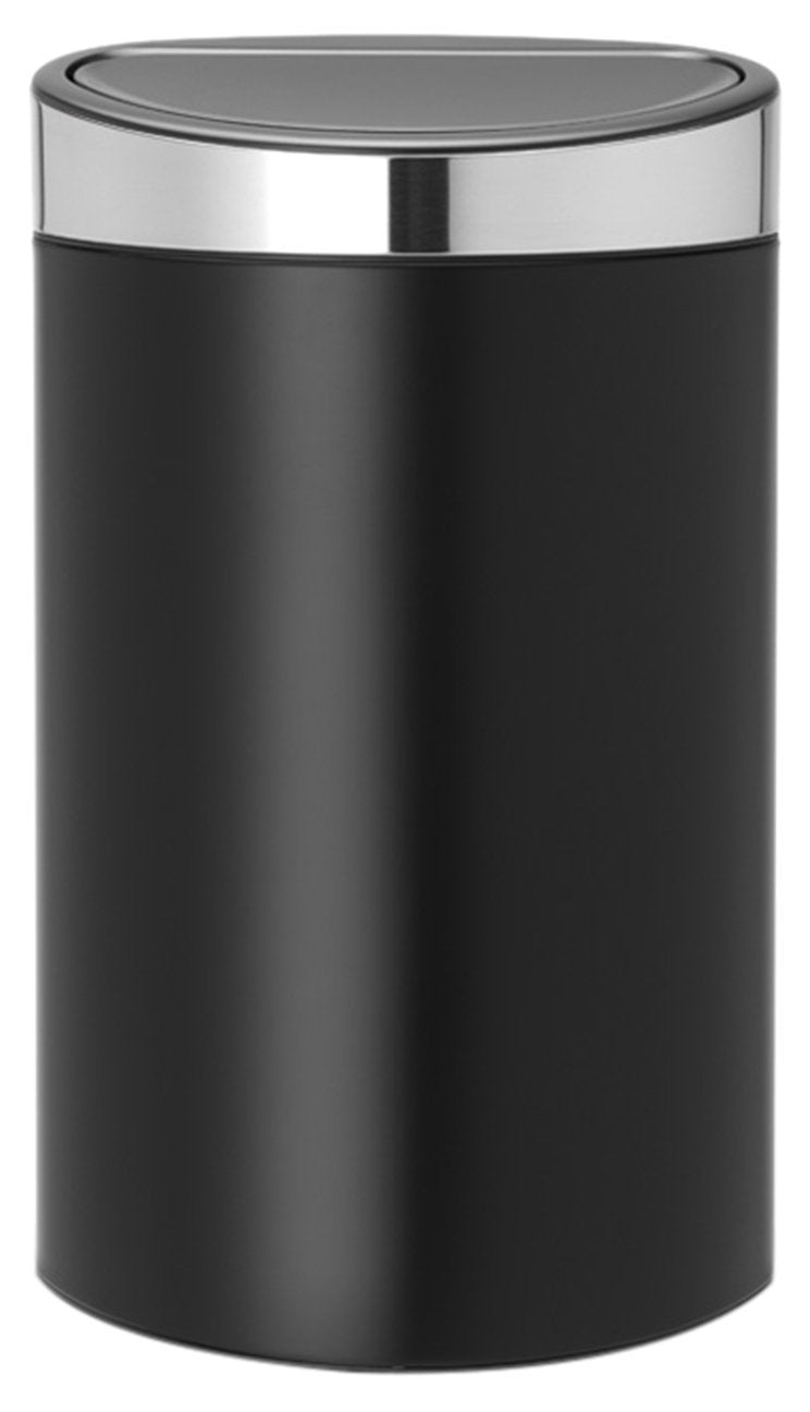 Touch Abfalleimer, 40 L, 40 Liter Matt Black