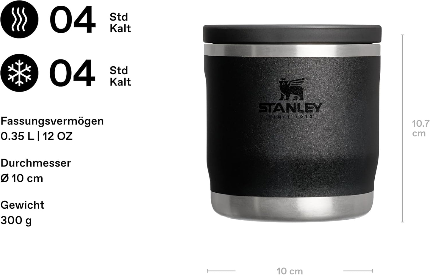 Adventure To-Go Food Jar, 0.35 l, 0.35 l Schwarz