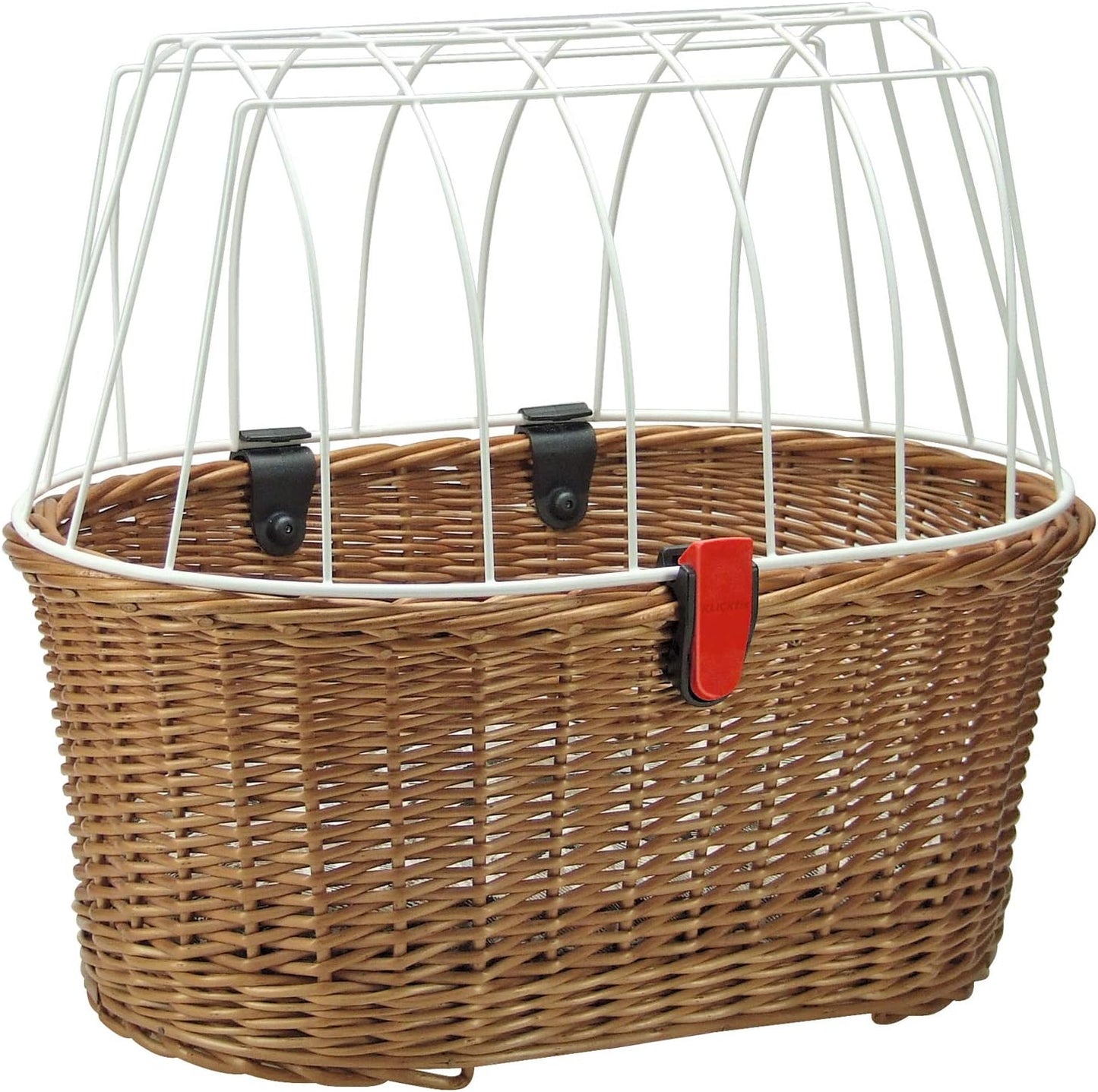KlickFix Velokorb für Hunde, Braun