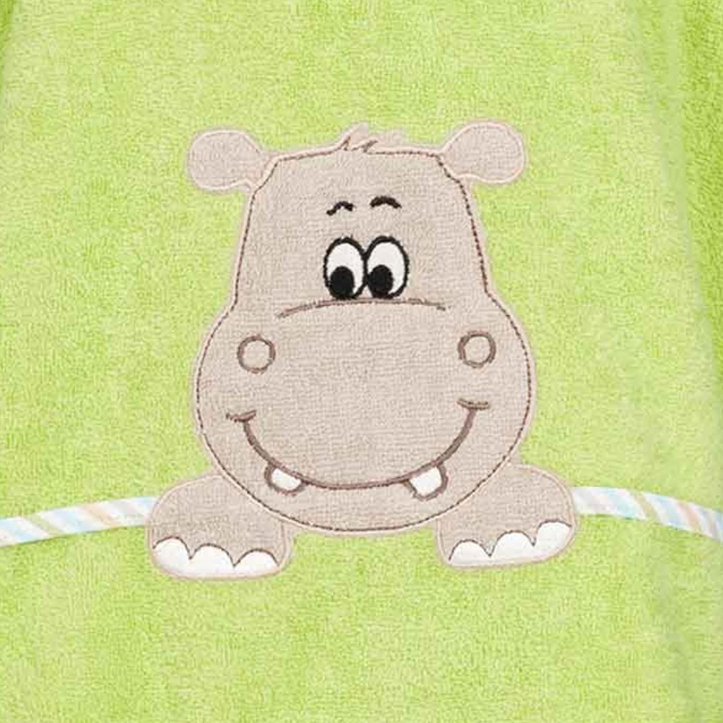 Badeponcho mit Kapuze, 1 Stück (1er Pack) Grün