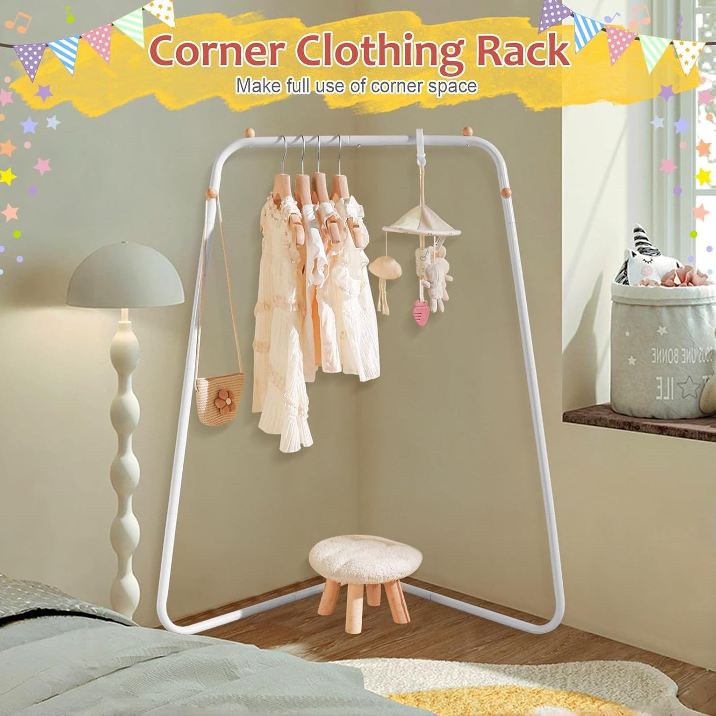 Kinder Kleiderständer, Ecke
