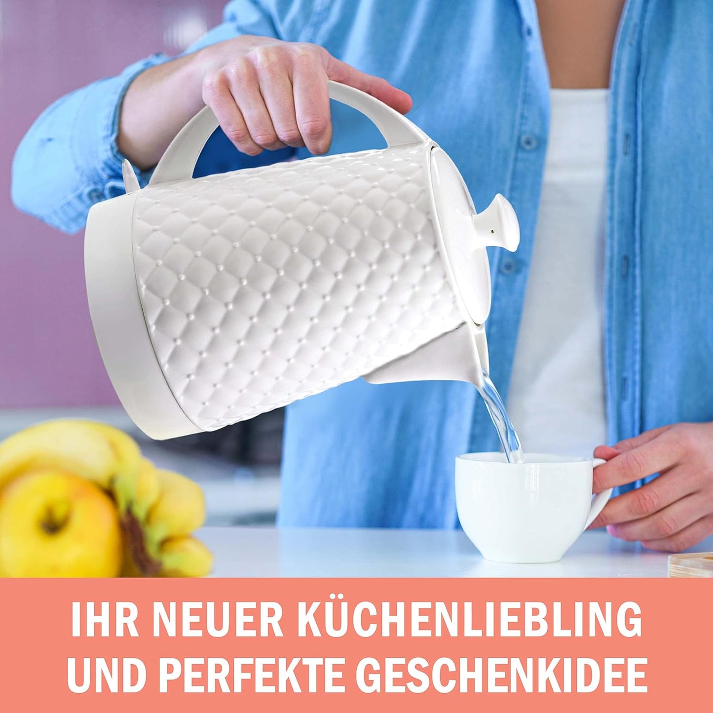 Elektrischer Wasserkocher aus Keramik
