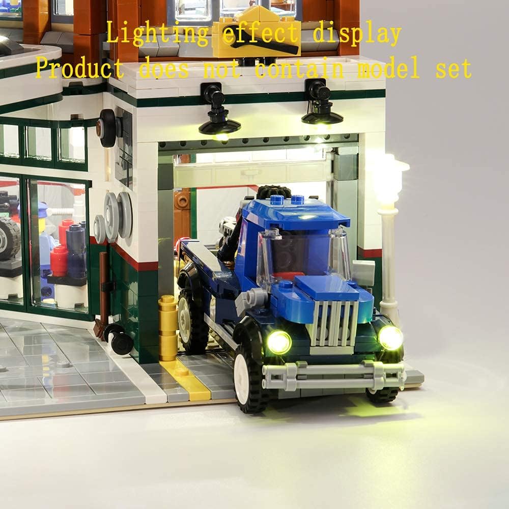 Lichtset für Creator Expert Eckgarage (Modell-Set Nicht enthalten), Standardausgabe