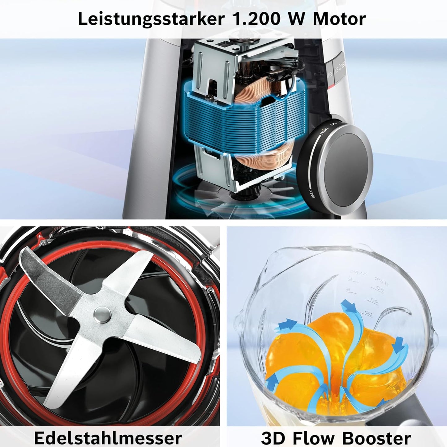 Standmixer VitaPower Serie 4, sportlich Single