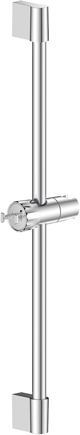 Edelstahl Duschstange 67 cm mit verstellbarer Halterung, 1*Edelstahl Duschstange