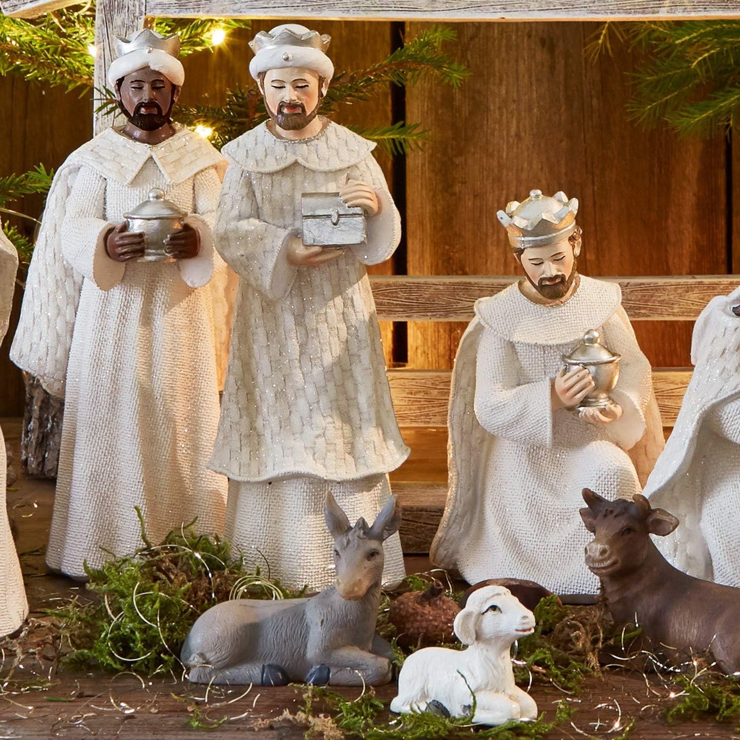 12-teiliges Krippenfiguren-Set Santo