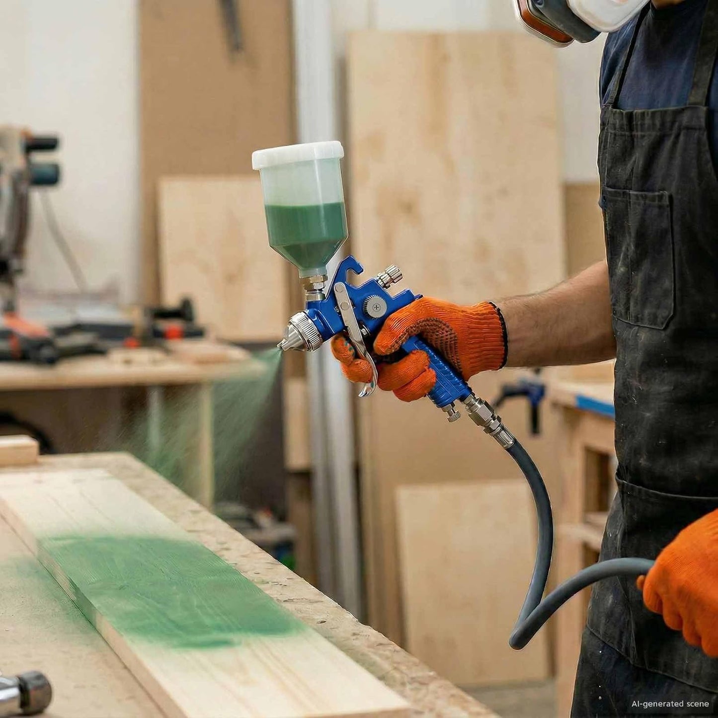HVLP Farbspritzpistolen-Kit für DIY und Profis