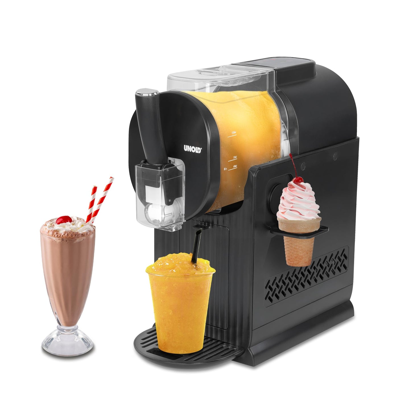 2in1 Slush- & Softeismaschine 48965 Sofia, Schwarz