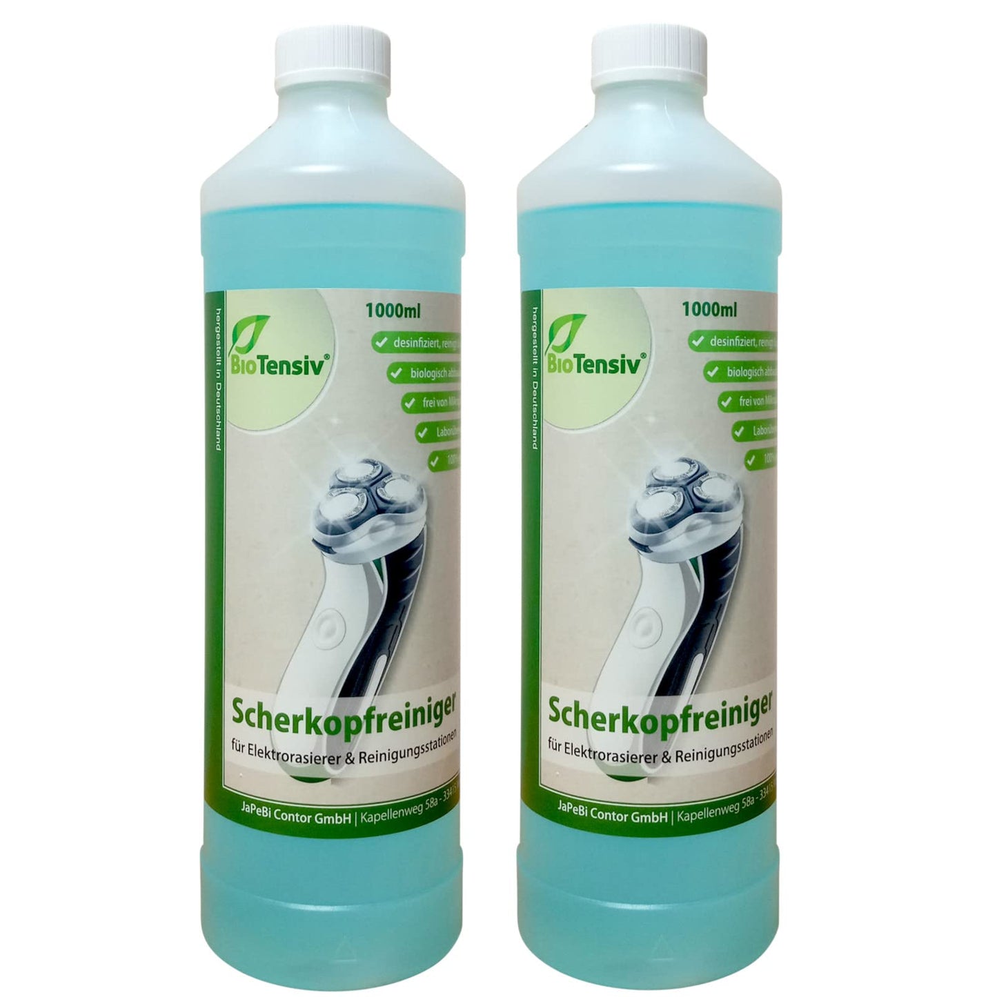 Scherkopfreiniger für Braun Series 7 Rasierer, 2 x 1L, 1 l (2er Pack)