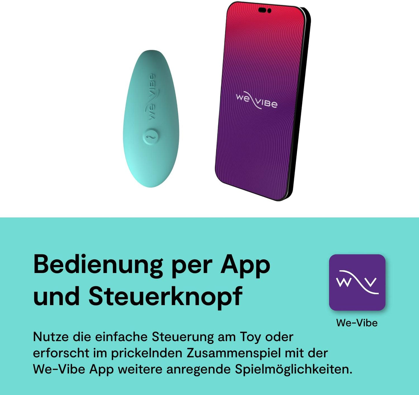 Sync Lite Paarvibrator, wiederaufladbar, Blau