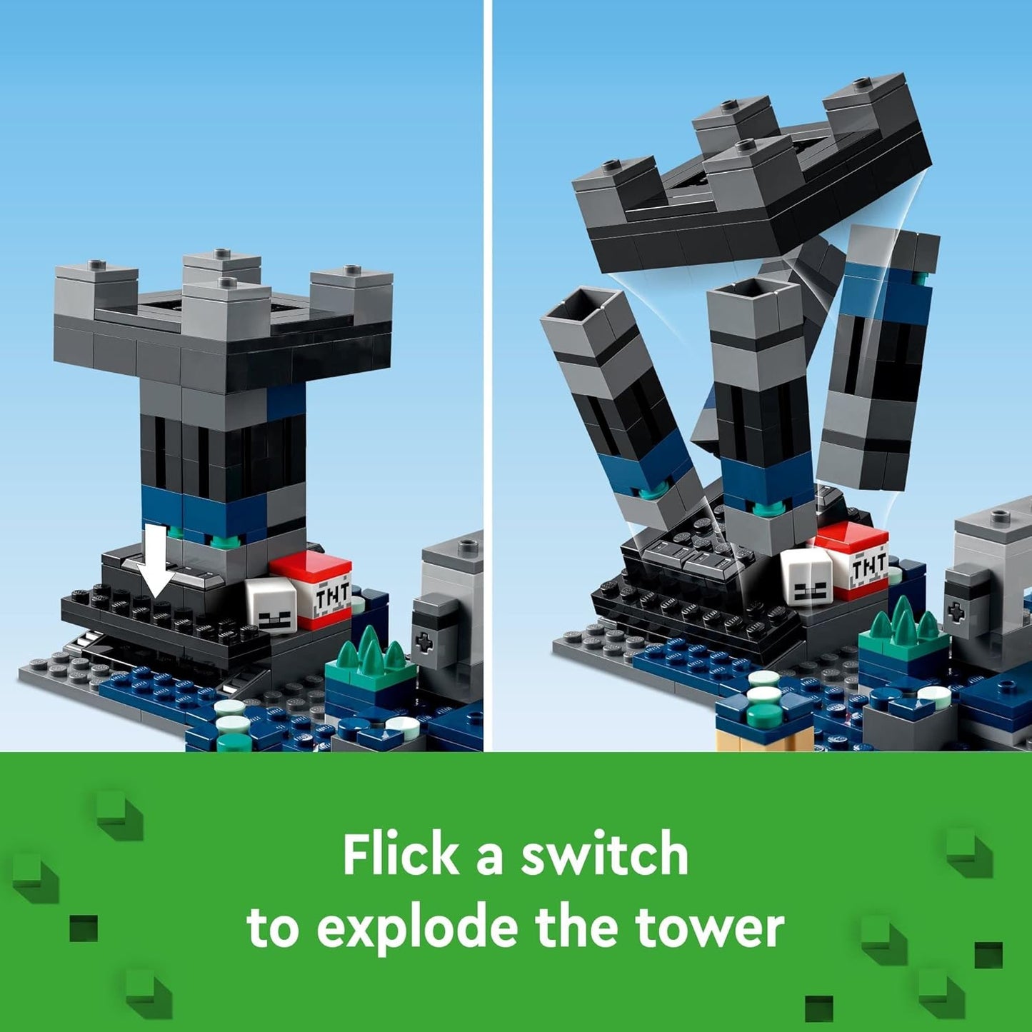 Minecraft Set Das Duell in der Finsternis