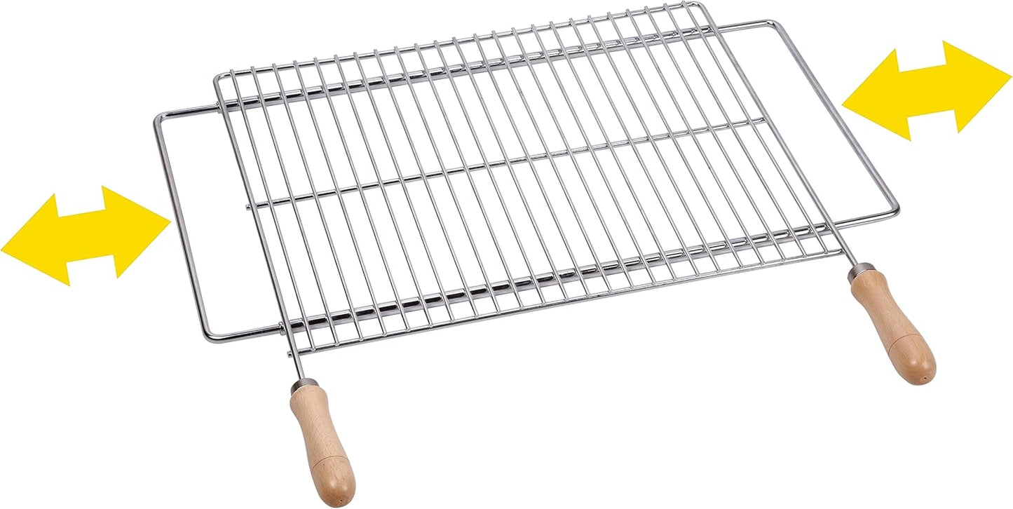 Ausziehbarer Grillrost, 53.5x62.5x3 cm