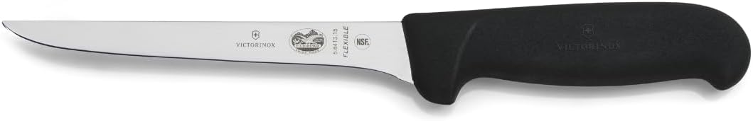 Fibrox Ausbeinmesser mit flexibler Klinge, Schwarz Flexible Klinge