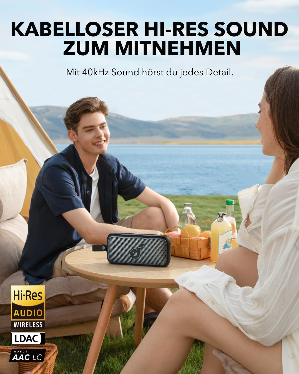 Motion 300 Bluetooth-Lautsprecher, Schwarz