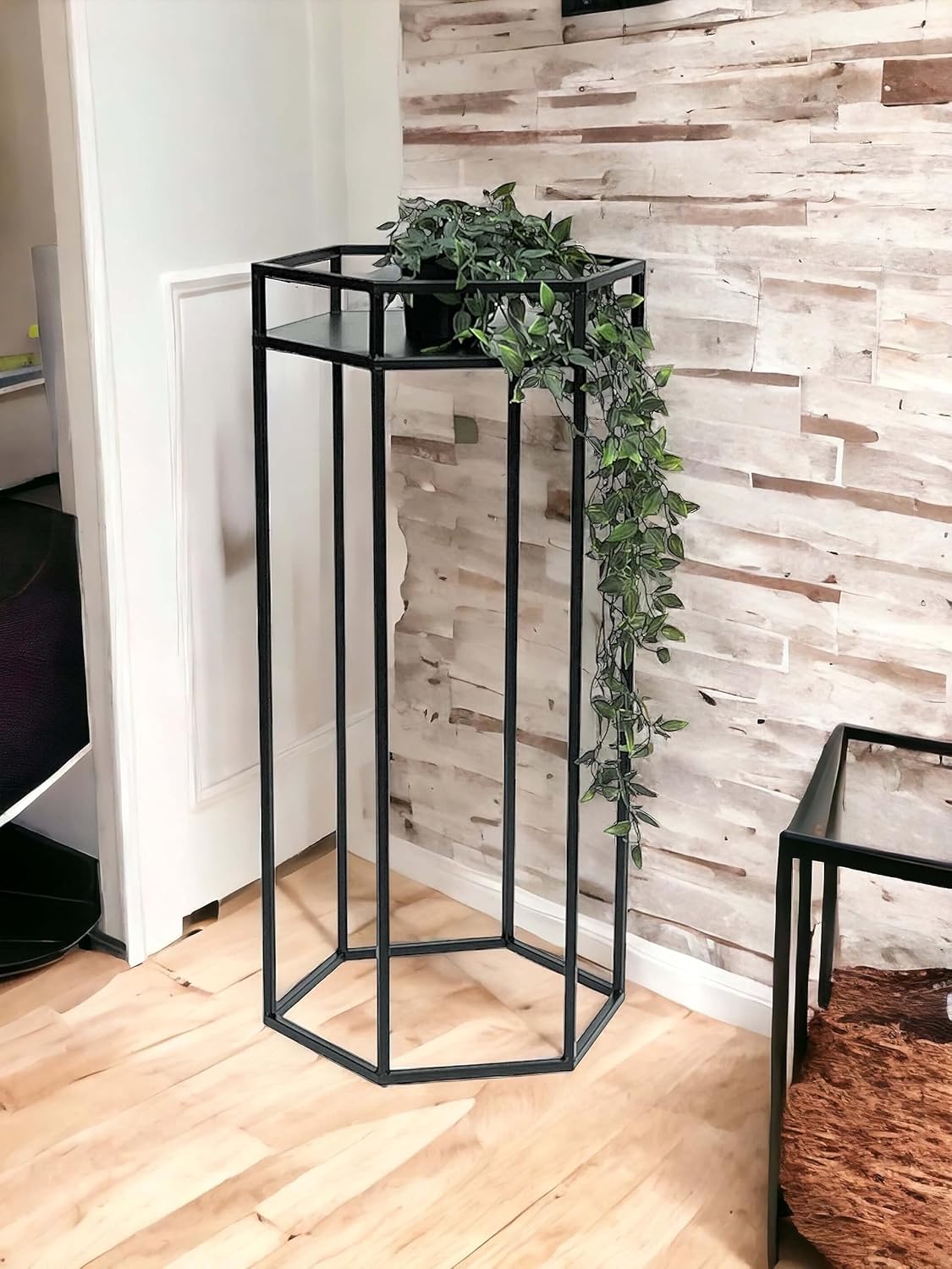 6-eckiger Blumenhocker, Höhe: 70 cm / L
