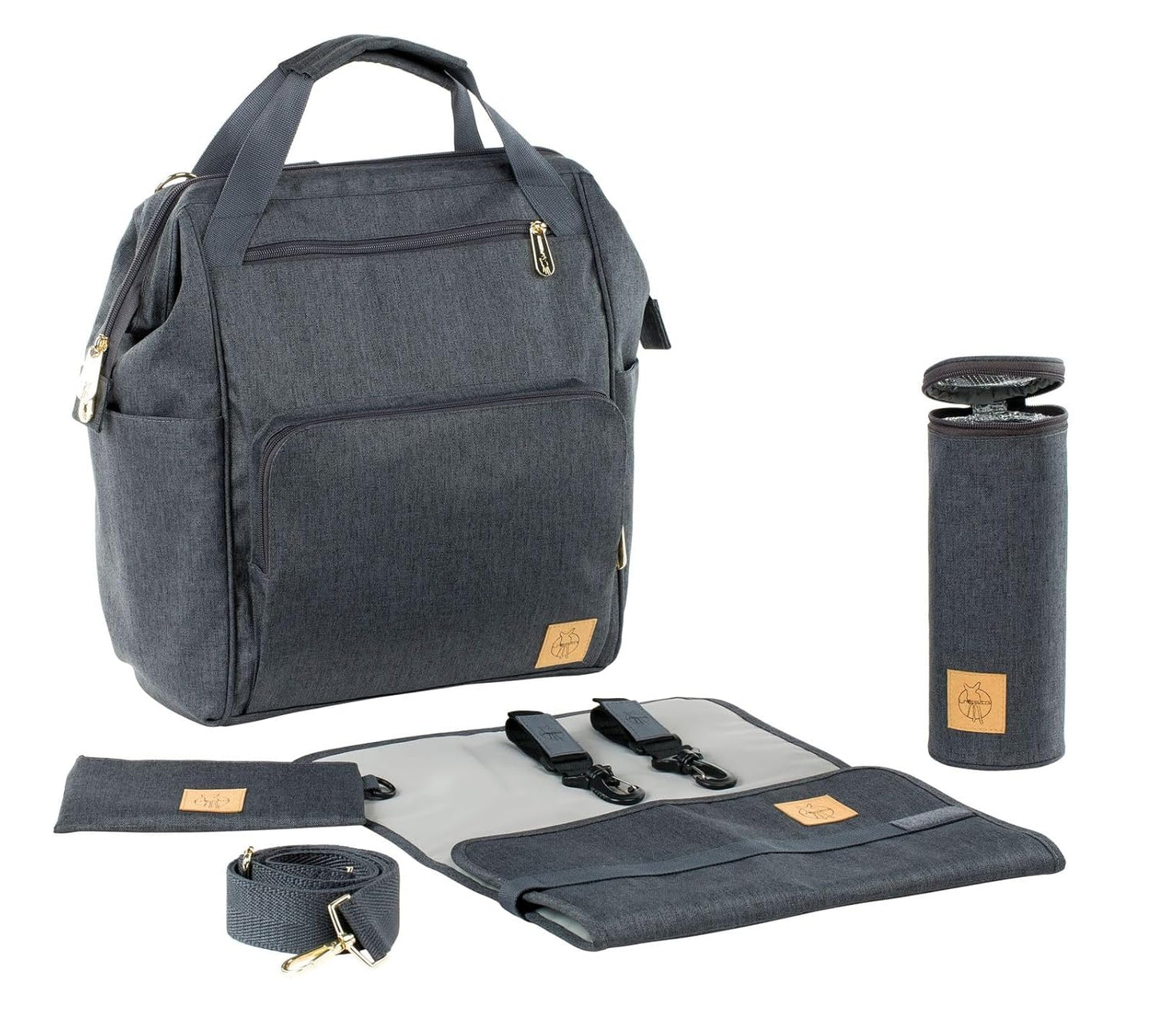 Wickelrucksack Goldie Backpack, Anthrazit